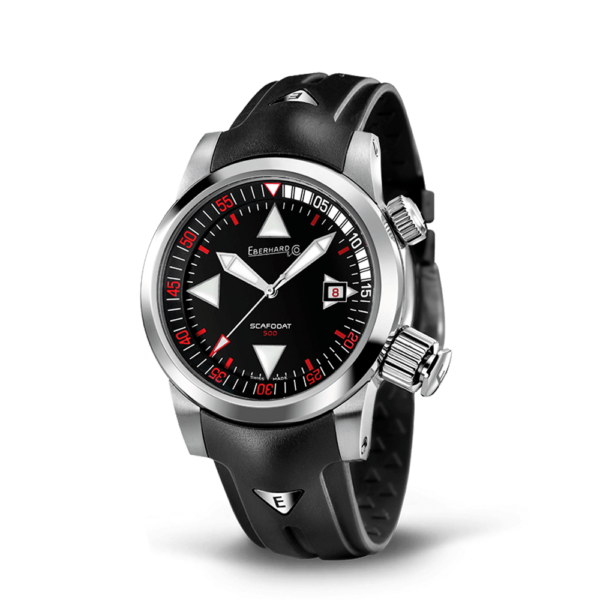 Reloj Eberhard negro y rojo