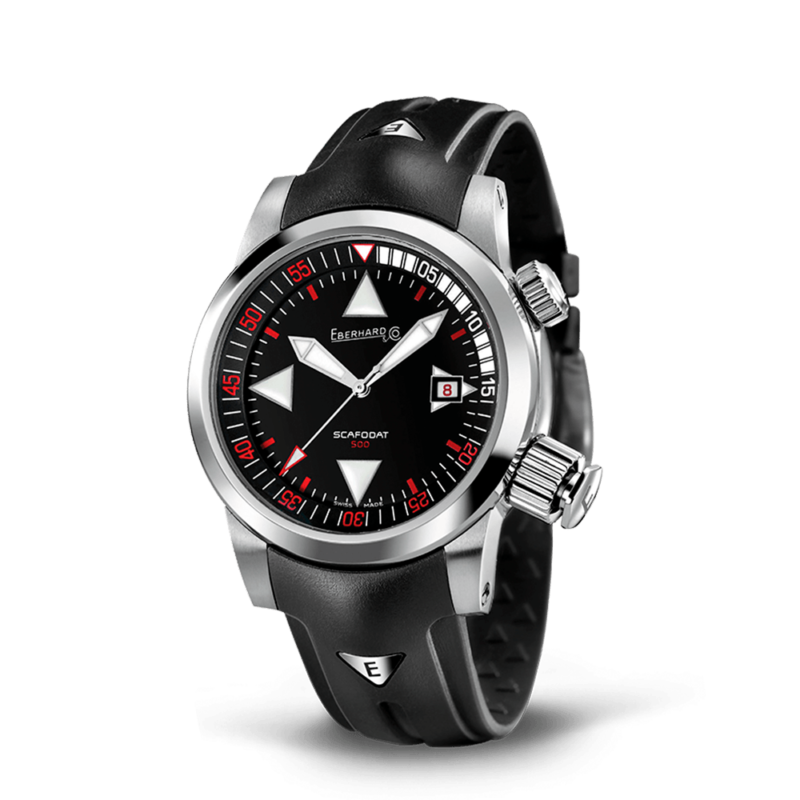 Reloj Eberhard negro y rojo